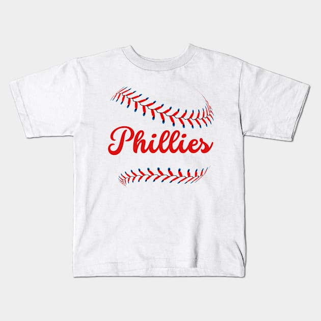 phillies Kids T-Shirt by soft and timeless